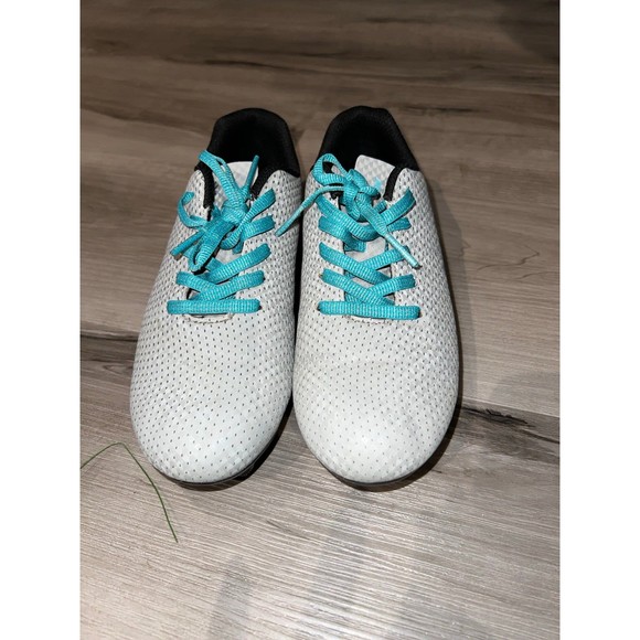 DSG Soccer Kids Cleats Speed Viper - Size 2 Gray/Teal - Picture 5 of 8